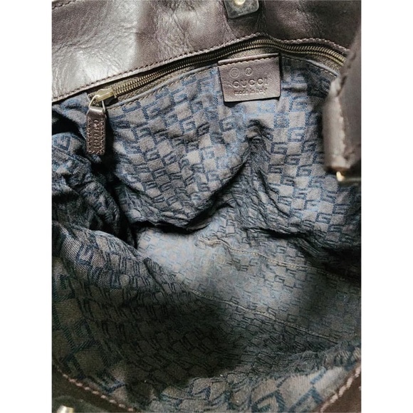 Authentic Gucci GG Nylon Shoulder Bag Black - Picture 7 of 11